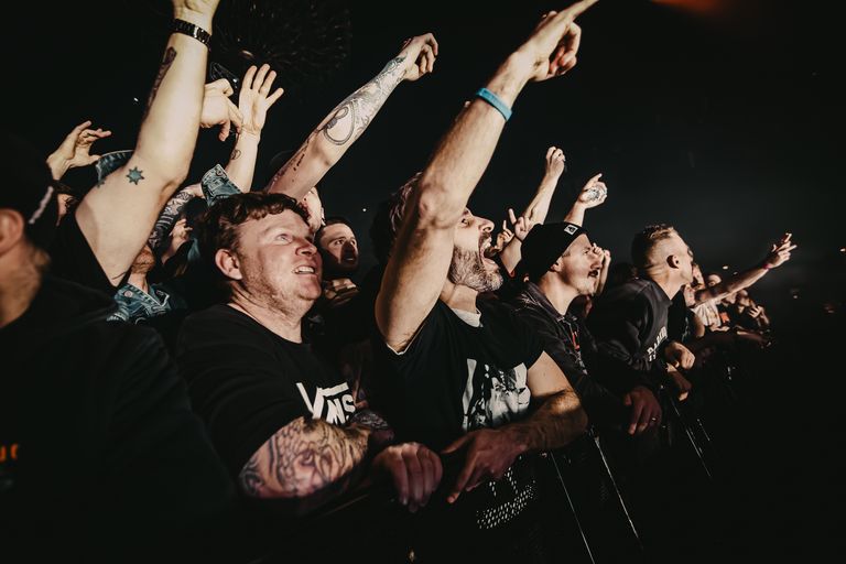 Parkway Drive performing live in Adelaide at Hindley Street Music Hall